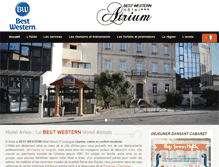 Tablet Screenshot of hotelatrium.com